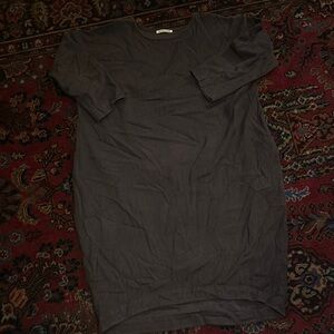 Black Crane Tunic Dress